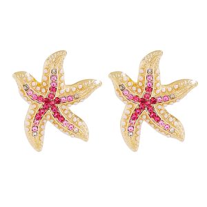 Starfish Full Diamond Earrings