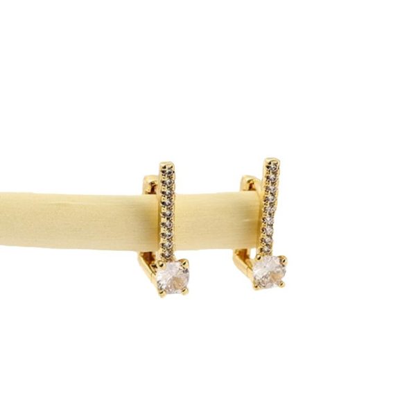 Exquisite Square Zircon Earrings