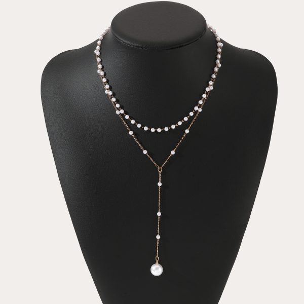 Pearl Double Layer Necklace
