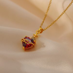 Gold Love Chain Necklace