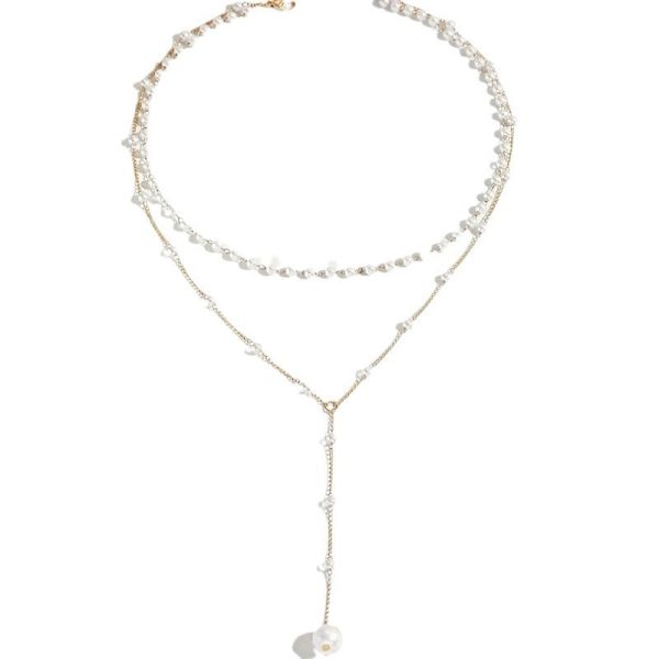 Pearl Double Layer Necklace