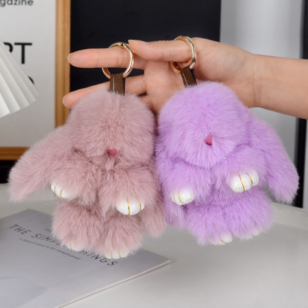 Rabbit Plush Keychain