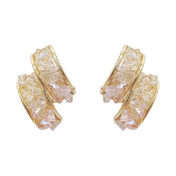 Glass Crystal Earrings