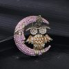 Moon Owl Brooch
