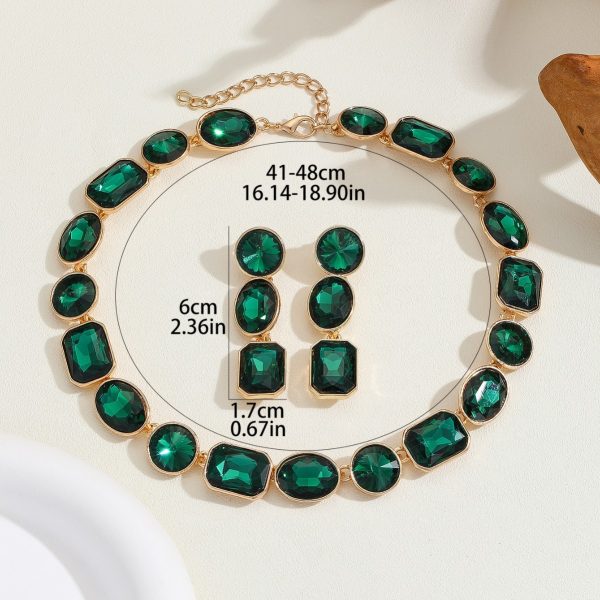 Green Land Jewelry Set