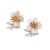 Gold Petal Earrings