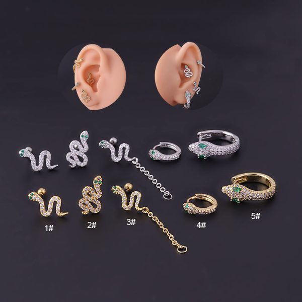 Snake Earring Set