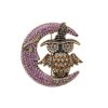 Moon Owl Brooch