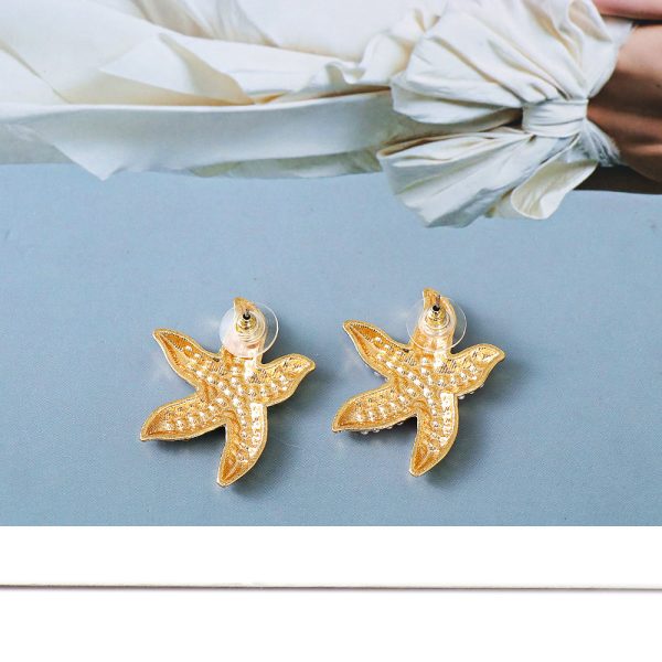 Starfish Full Diamond Earrings