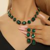 Green Land Jewelry Set