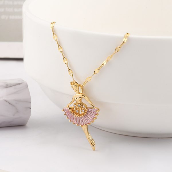 Ballet Girl Necklace