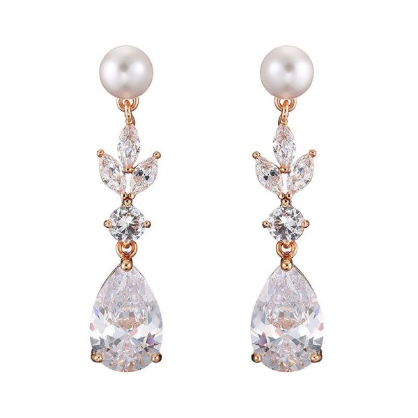 Water Drop Pearl Earrings