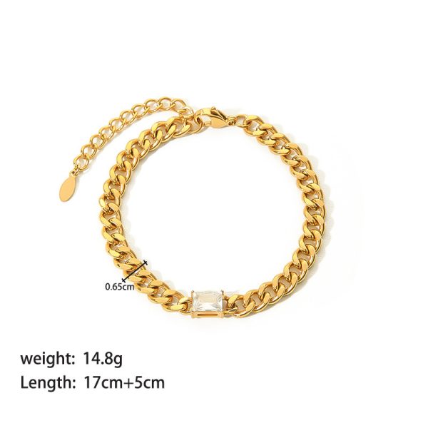 Tennis Gold Bracelet