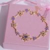 Purple SunflowerNecklace