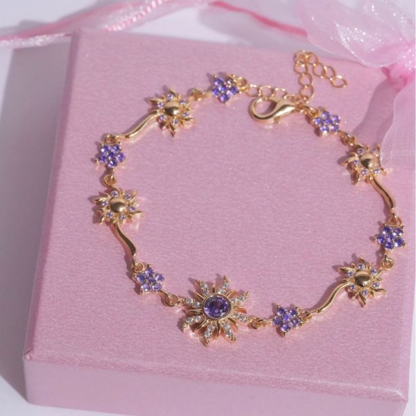 Purple SunflowerNecklace