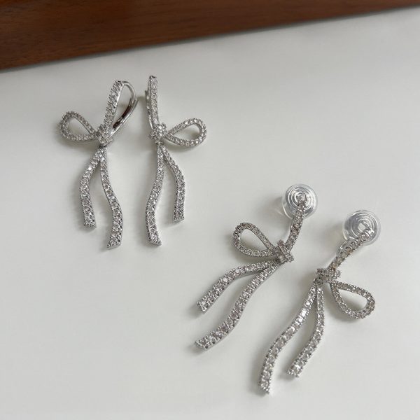French Style Bow Earrings