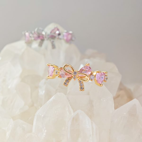 Pink Bow Ring
