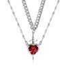 Heart Sword Necklace Gift Box Set