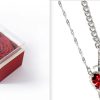 Heart Sword Necklace Gift Box Set
