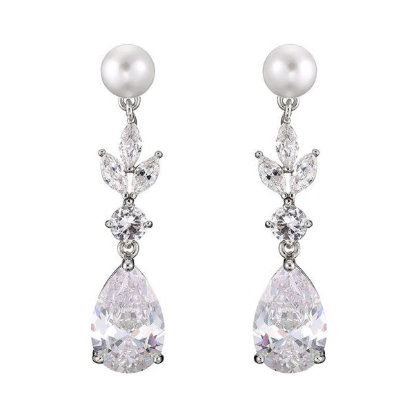 Water Drop Pearl Earrings