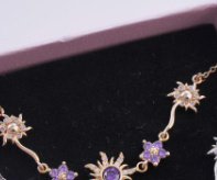 Purple SunflowerNecklace