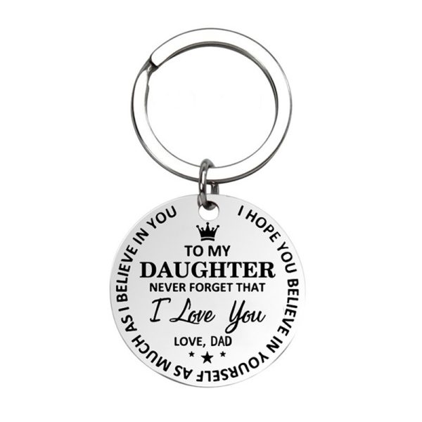 Daughter & Son Keychain