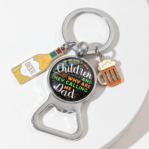 Beer Bottle Opener Keychain