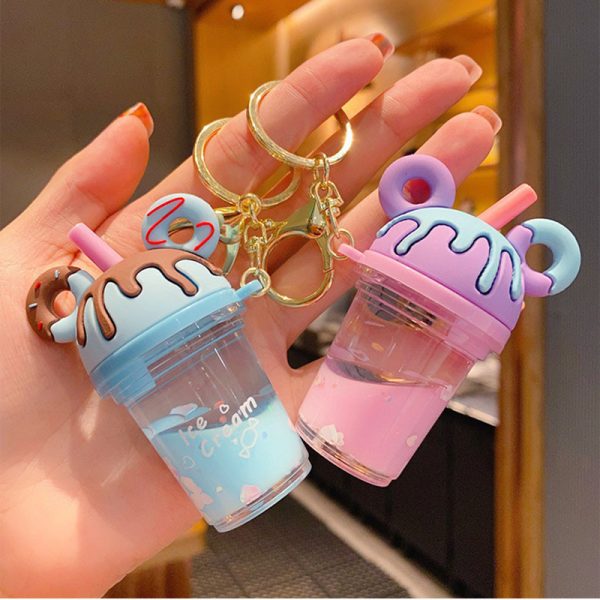 Boba Milk Tea Keychain