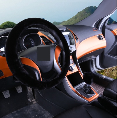 Car Steering Fur Cover
