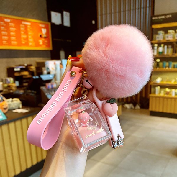 Milk Cat Claw Keychain