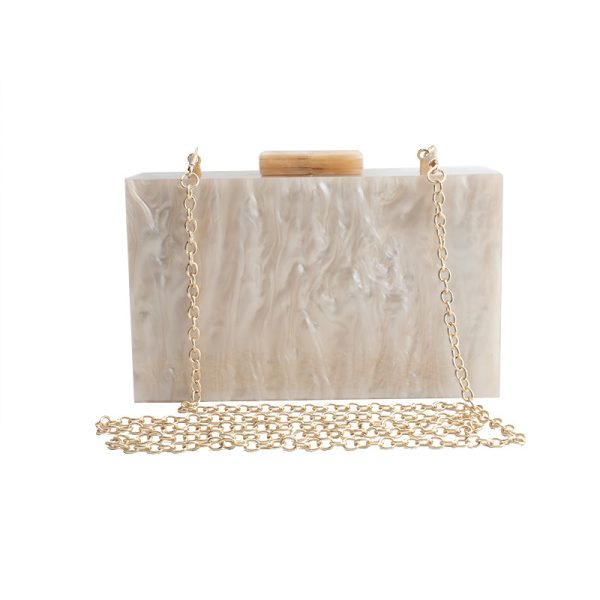 Clara Marble Clutch