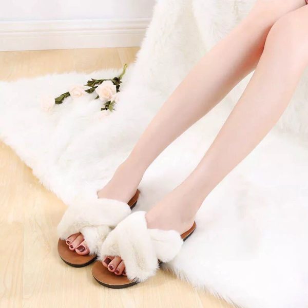 Roxane Fur Slippers