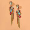 Crystal Parrot Earrings