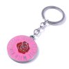 Red Rose Flower Keychain