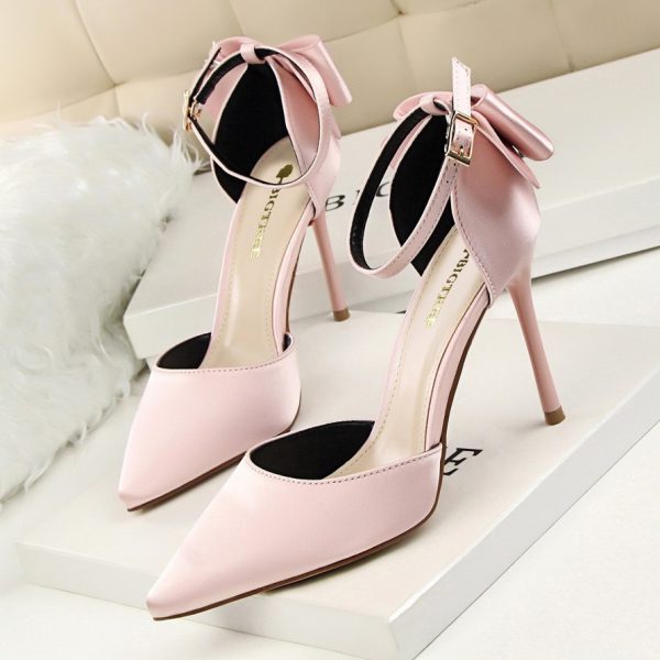 Romina Bow Open Heels