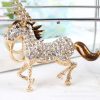 Rhinestone Horse Keychain