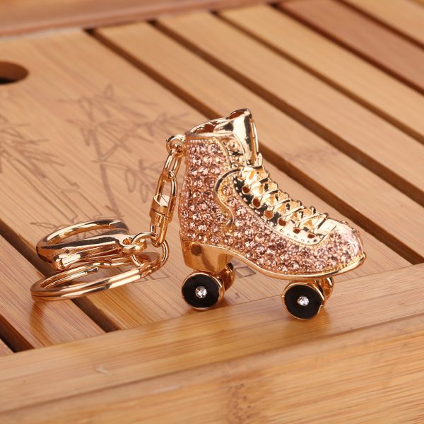 Rolling Skater Keychain