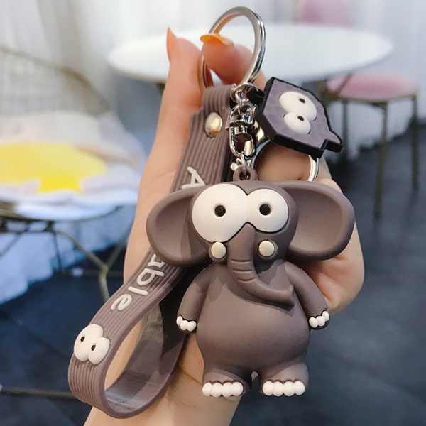 Wide Eye Animal Keychain