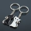 Black & White Cat Keychain