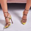 Shaelyn Leopard Zebra Heel Sandals