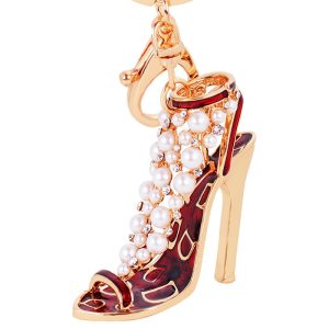 Pearl Heel Keychain