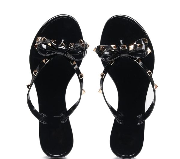 Chloe Studded Flat Sandals