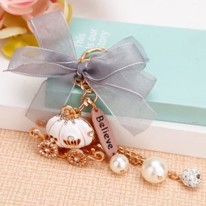 Cinderella Pumpkin Keychain