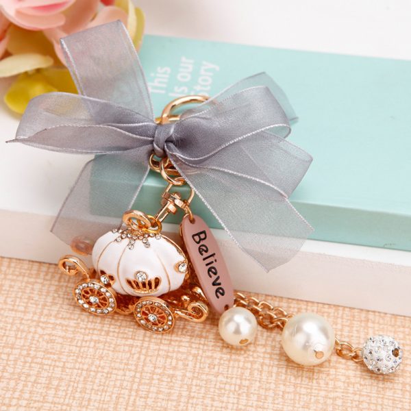 Cinderella Pumpkin Keychain