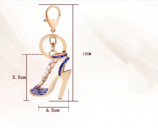 Pearl Heel Keychain