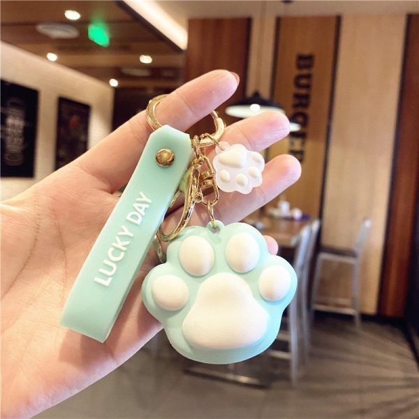 Cat Paw Keychain