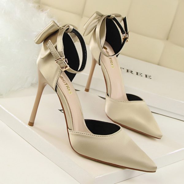 Romina Bow Open Heels