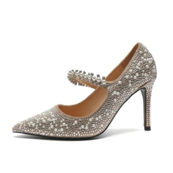 Skylar Rhinestone Heels