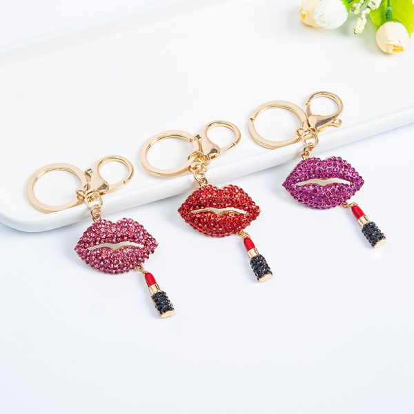 Lipstick Kiss Keychain
