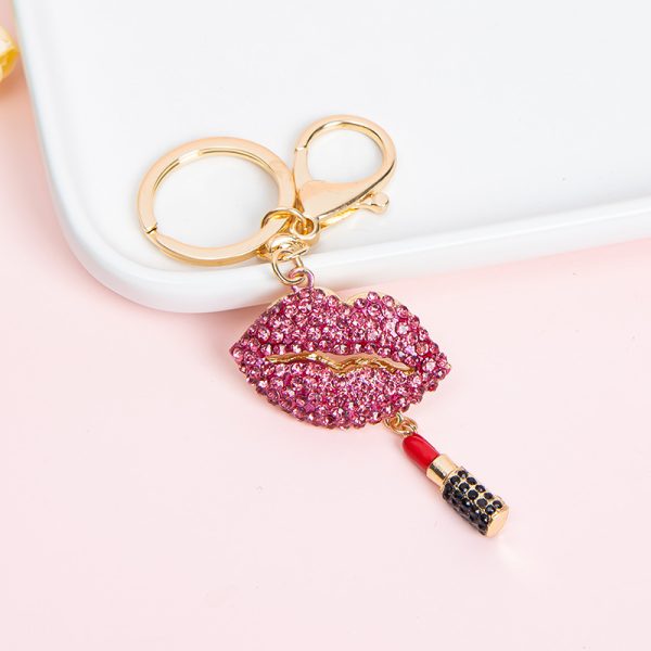 Lipstick Kiss Keychain